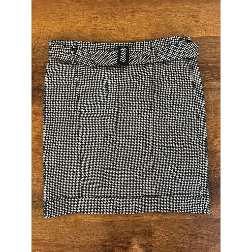 Talbots Wool Blend Houndstooth Skirt Size 6